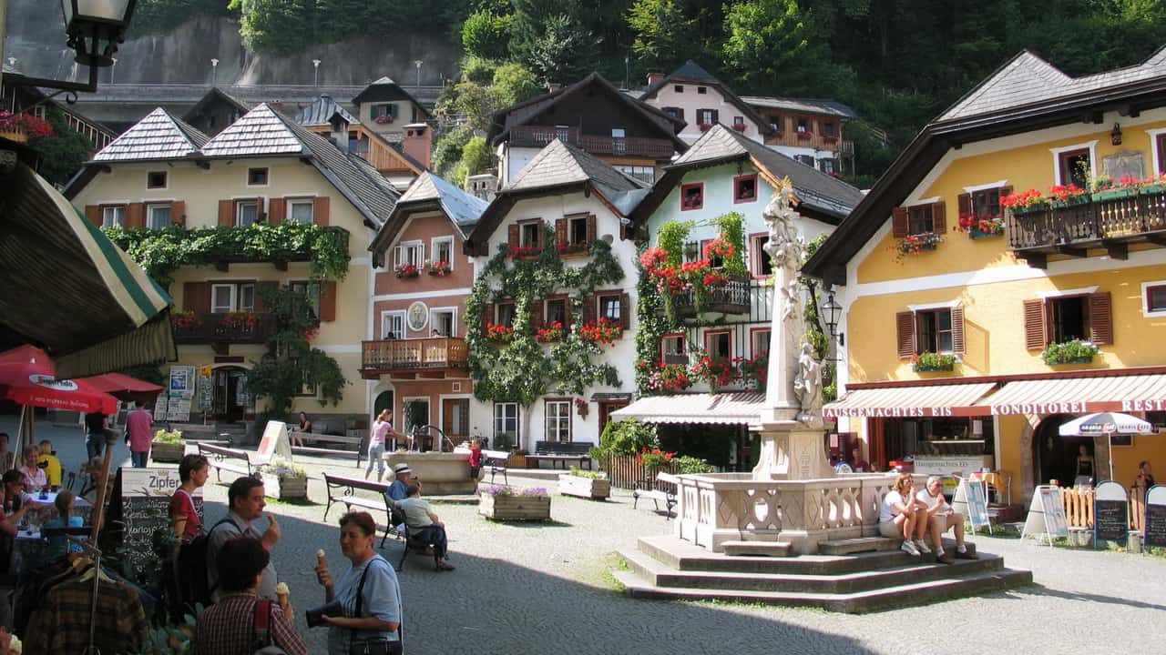 Vandra i Salzkammergut - Hallstatt