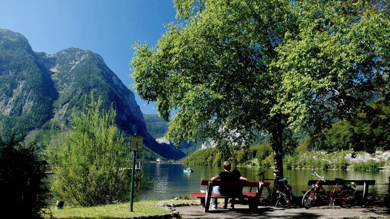 Vandring Hallstattsjön