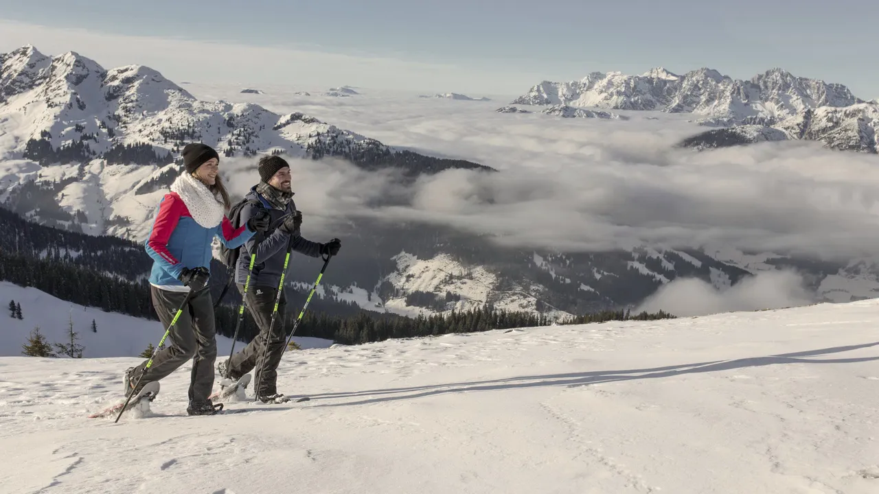 Snöskorvandring Saalbach Hinterglemm - Saalfelden Leogang