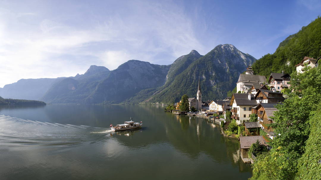 Vandring Salzkammergut Hallstatt Austria Travel