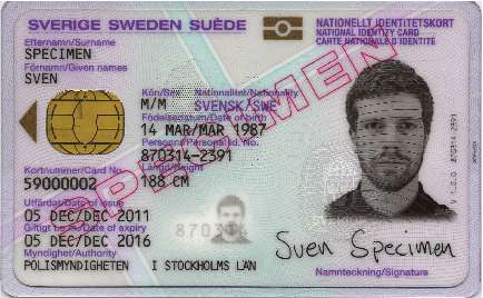 svenskt nationellt ID-kort