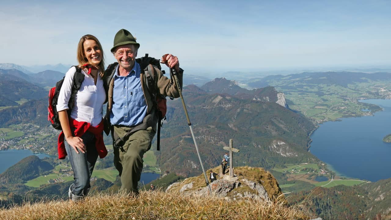 Vandra på Schafberg - semester cykelsemester i Österrike