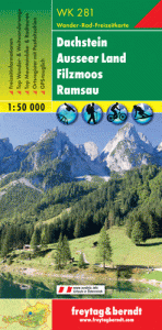 Karta Salzkammergut-Dachstein vandra på egen hand med Austria Travel