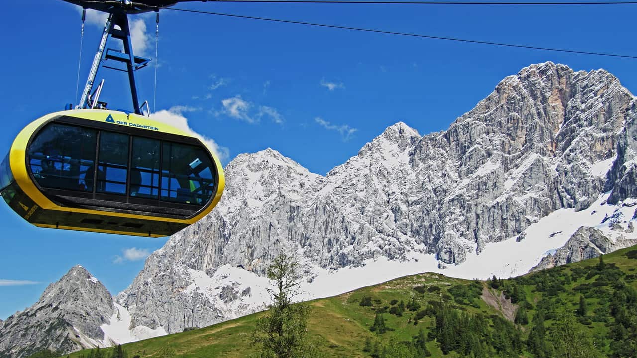 Dachstein kabinbana vandring schladming grupp konferens