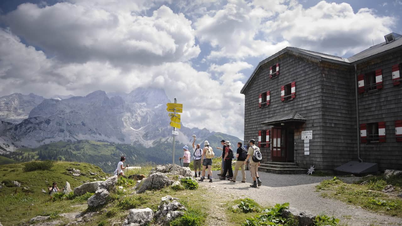 Hofpürglhütte vandring Dachstein