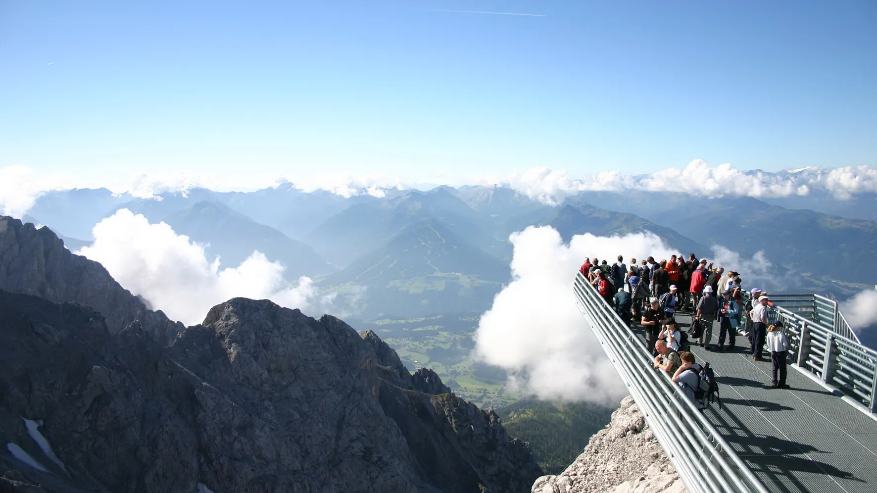 Utsiktsplattform Dachstein semester i Österrike