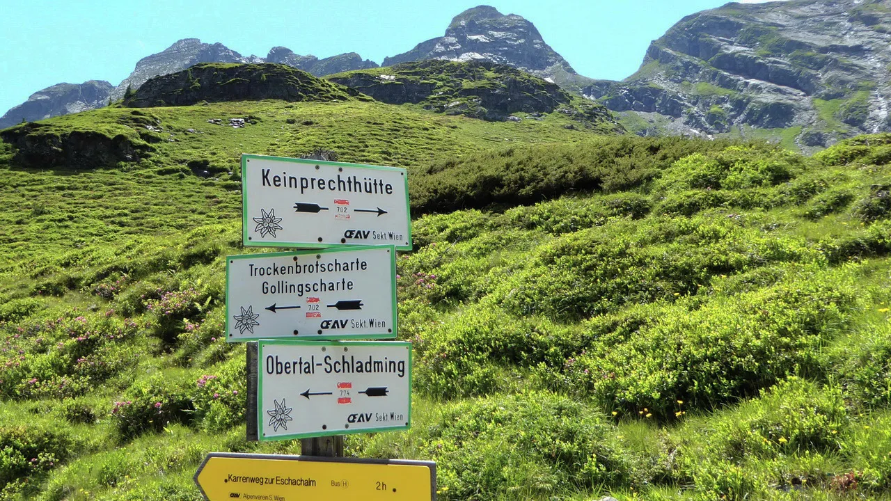 Tydliga skyltar och bra markering! © Austria Travel - Rusner