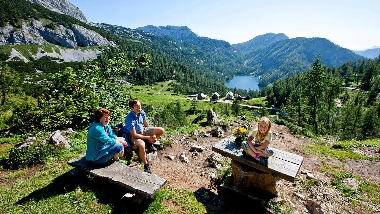 Ausserland Steirersee - Salzkammergut - vandring semester i Österrike