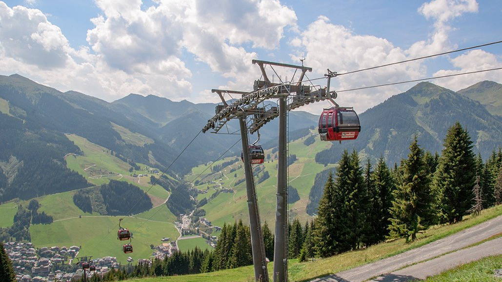Reiterkogelbahn vandringsleder Saalbach Hinterglemm