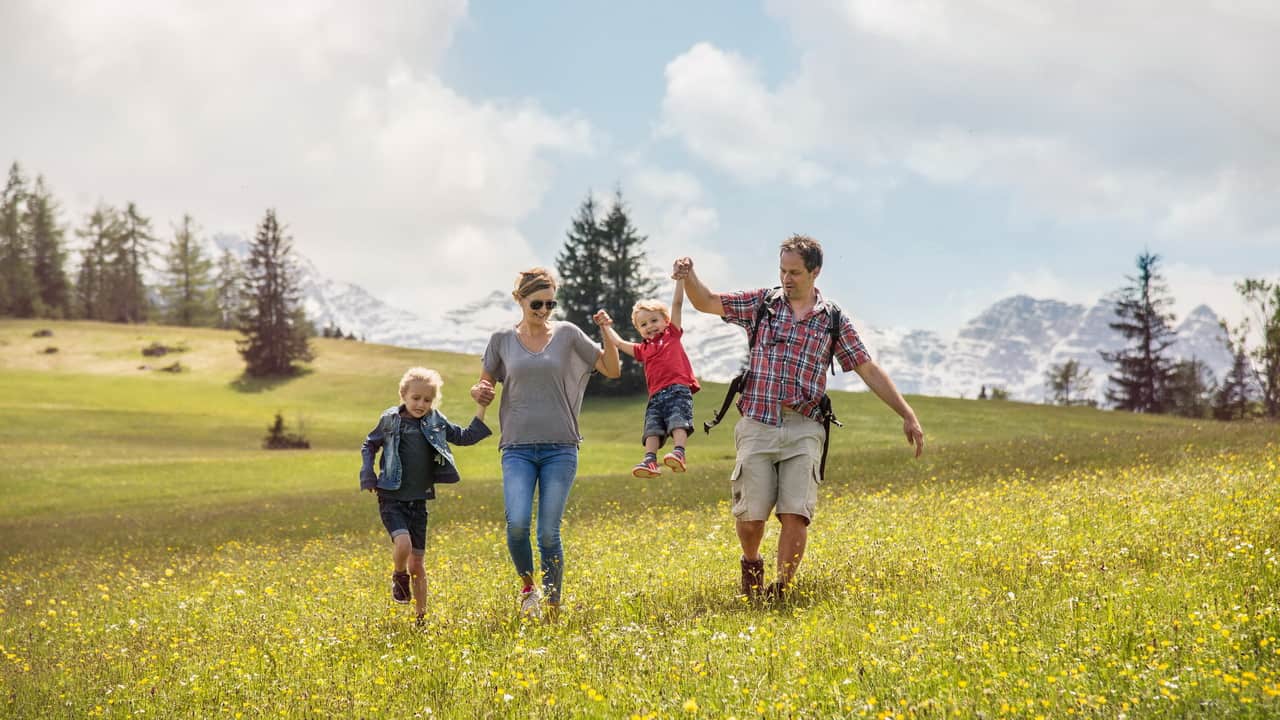 Vandring Zell am See barnfamilj