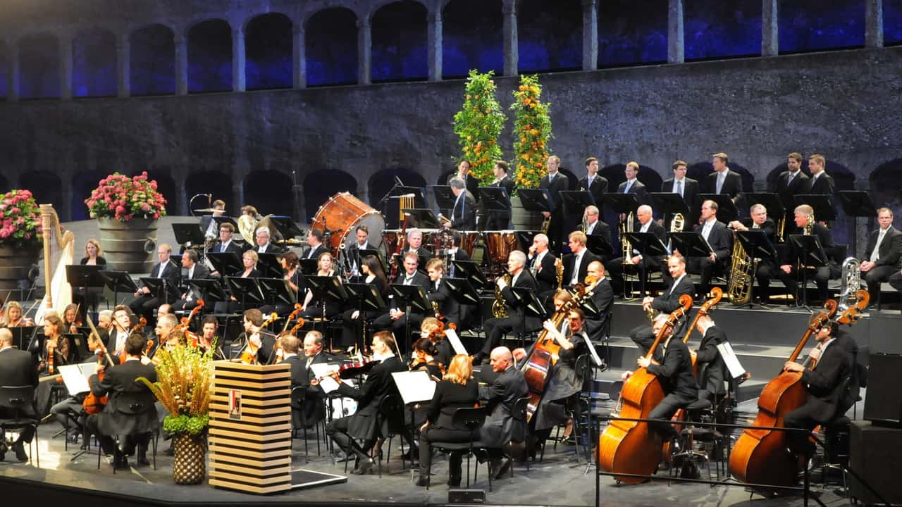 Felsenreitschule Salzburg Sound of Music konsert Von Trapps