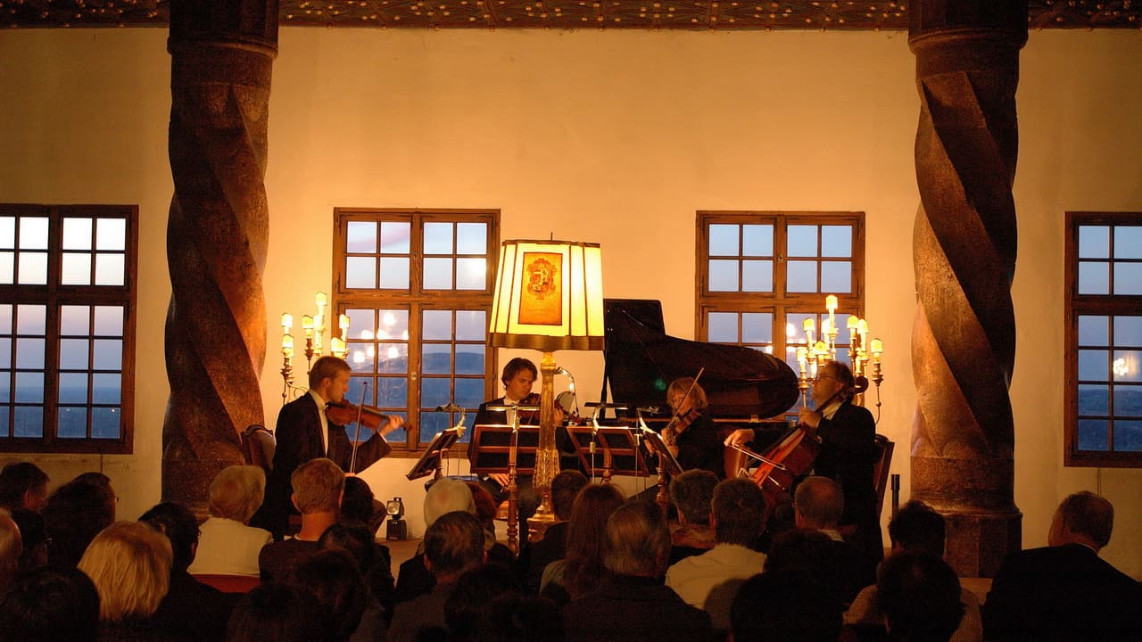Mozart Konsert på fästningen Hohensalzburg i Salzburg - semester cykelsemester i Österrike