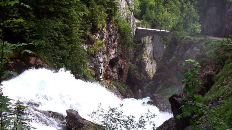 Biketrail Echerntal - Echerndalen vid Hallstatt semester cykelsemester Österrike