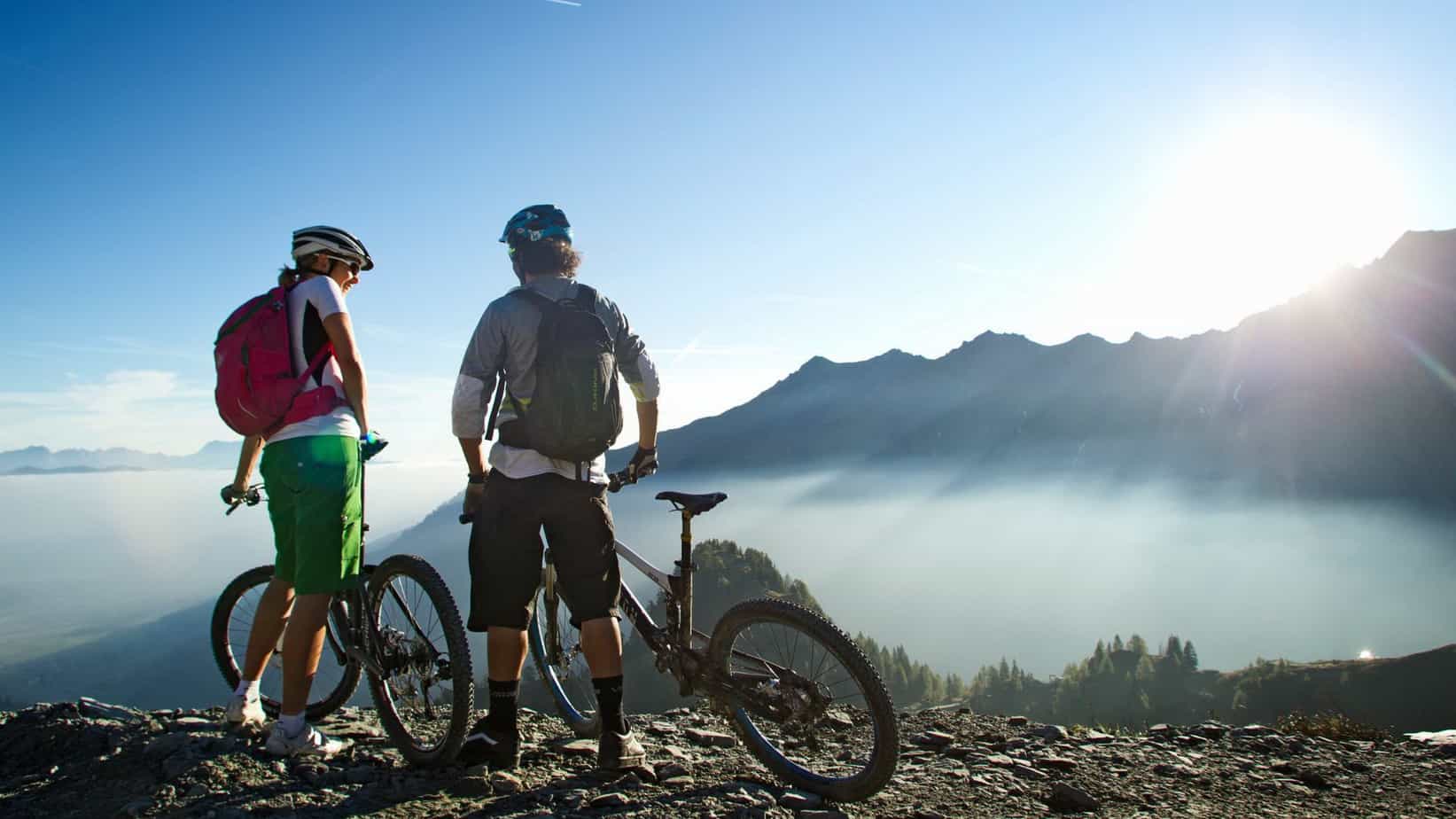 utsikt MTB mountainbike Watzmann Hochkönig rundan Loser