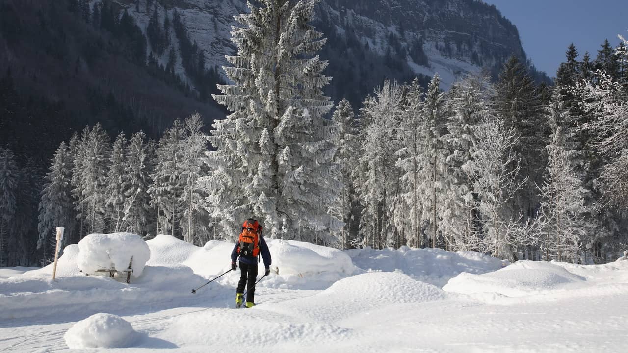 Snösko-trailen vid Rettenbachalm - Salzkammergut