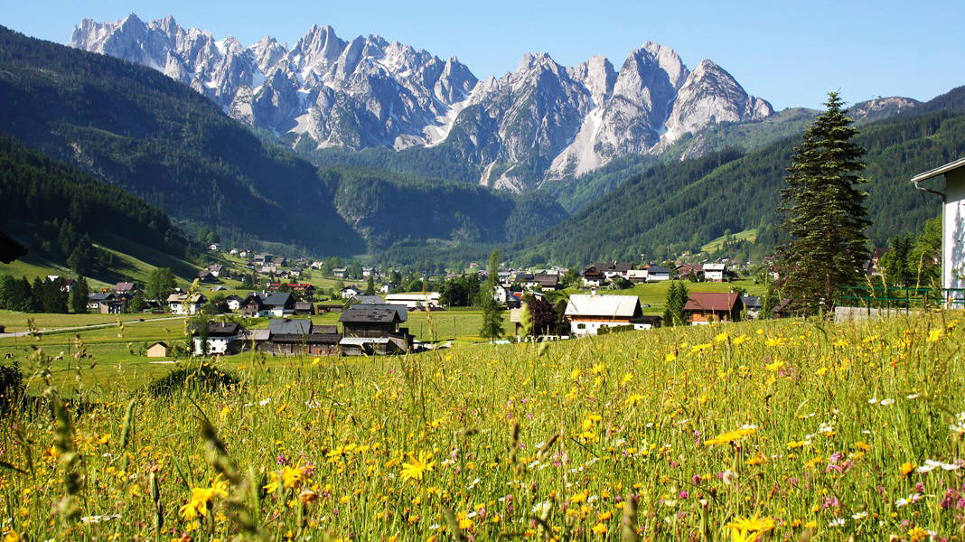 Gosaukamm vandra cykla Salzkammergut Dachstein