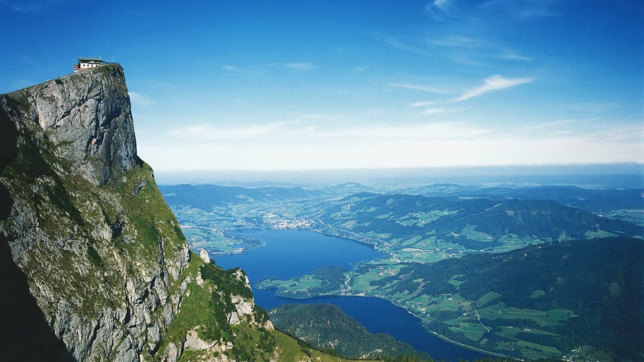 Vandring i Salzkammergut med Austria Travel: Mondsee - blick från Schafberg