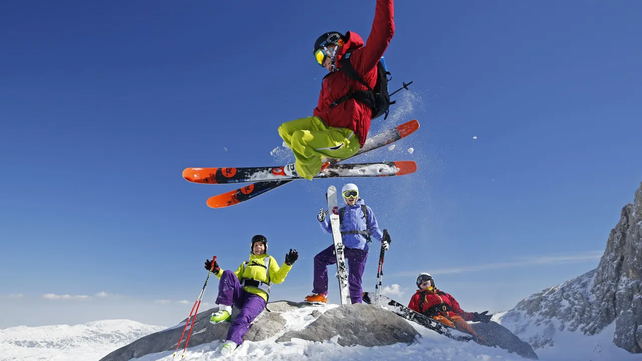 Freeride Schladming Dachstein Semester vinter i Österrike grupp konferens