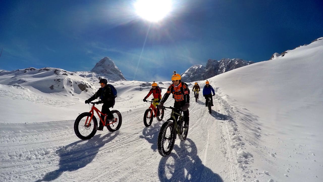Fatbike skidsemester Alperna Österrike