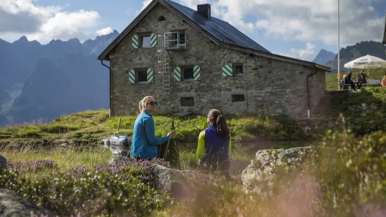 Hüttor och fäbodar vid Ischgl