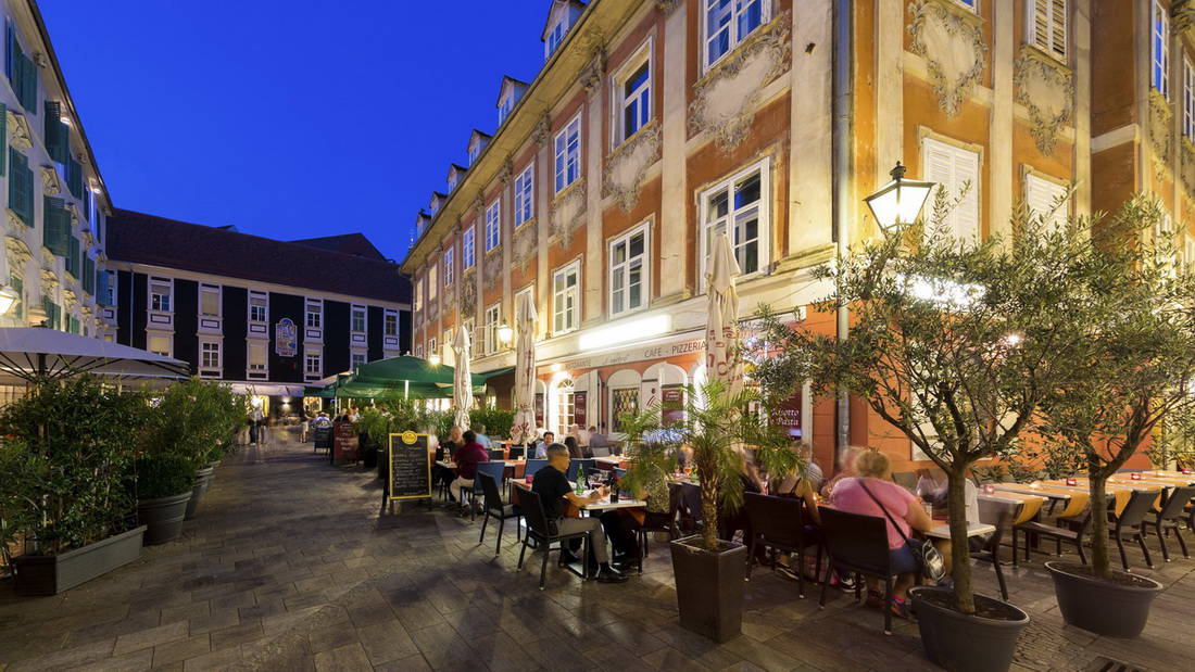 Gamla stan i Graz Steiermark Semester i Österrike