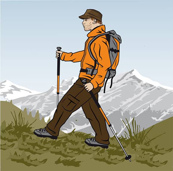 Rätt gång med vandringsstavar - Vandra i Österrike med Austria Travel