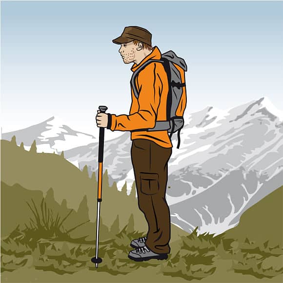 Rätt längd på vandringsstavarna - Vandra i Österrike med Austria Travel