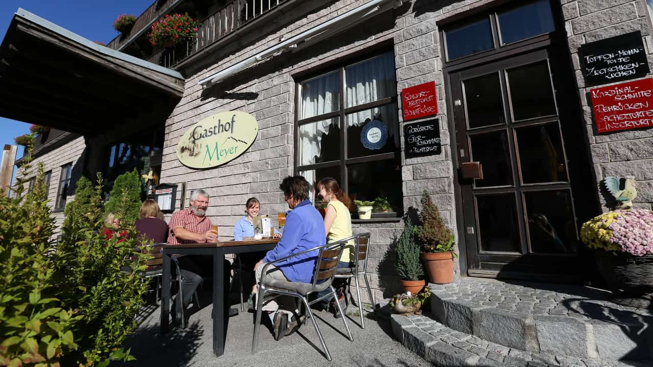 Gasthof Mayer Annaberg vandra i österrikes grand canyon