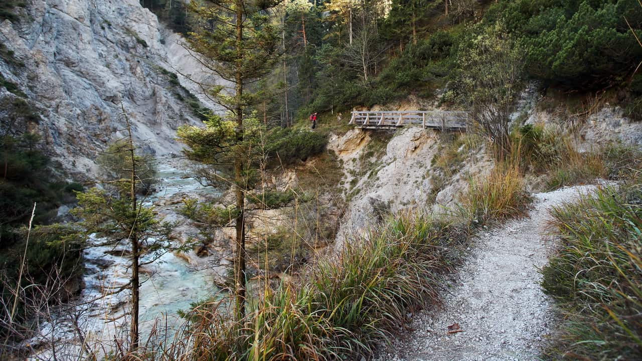 Vandra i Österrikes Grand Canyon Ötscher