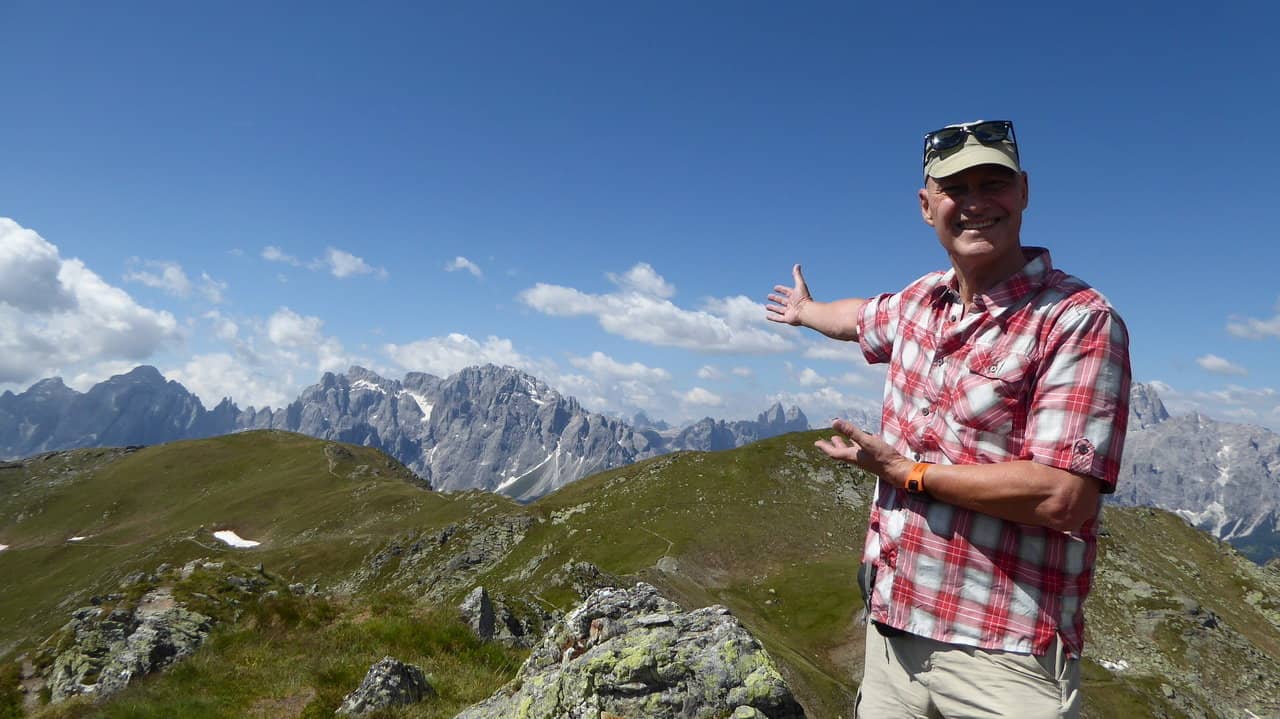Vandra i Italien, Vandra i Dolomiternas naturparker Manfred Rusner