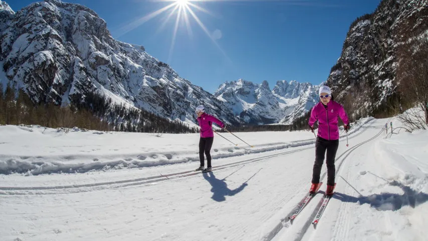 Längdskidåkning i Dolomiterna