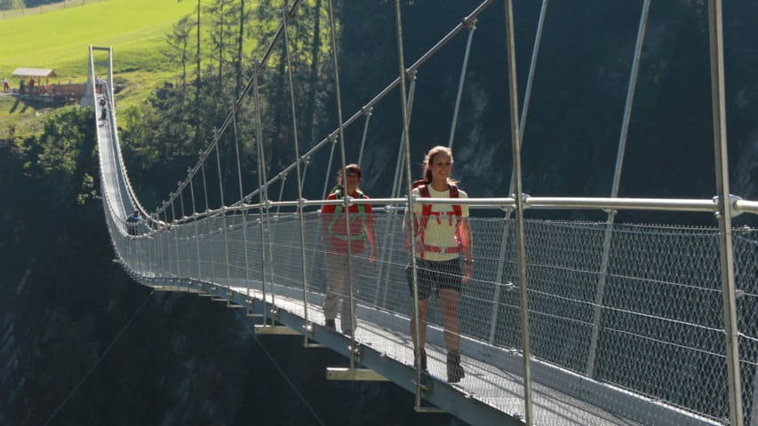 Hängbron Holzgau © Verein Lechweg