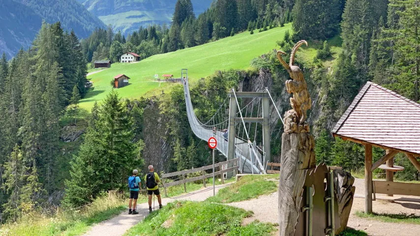 Hängbro Holzgau Vandra Lechweg