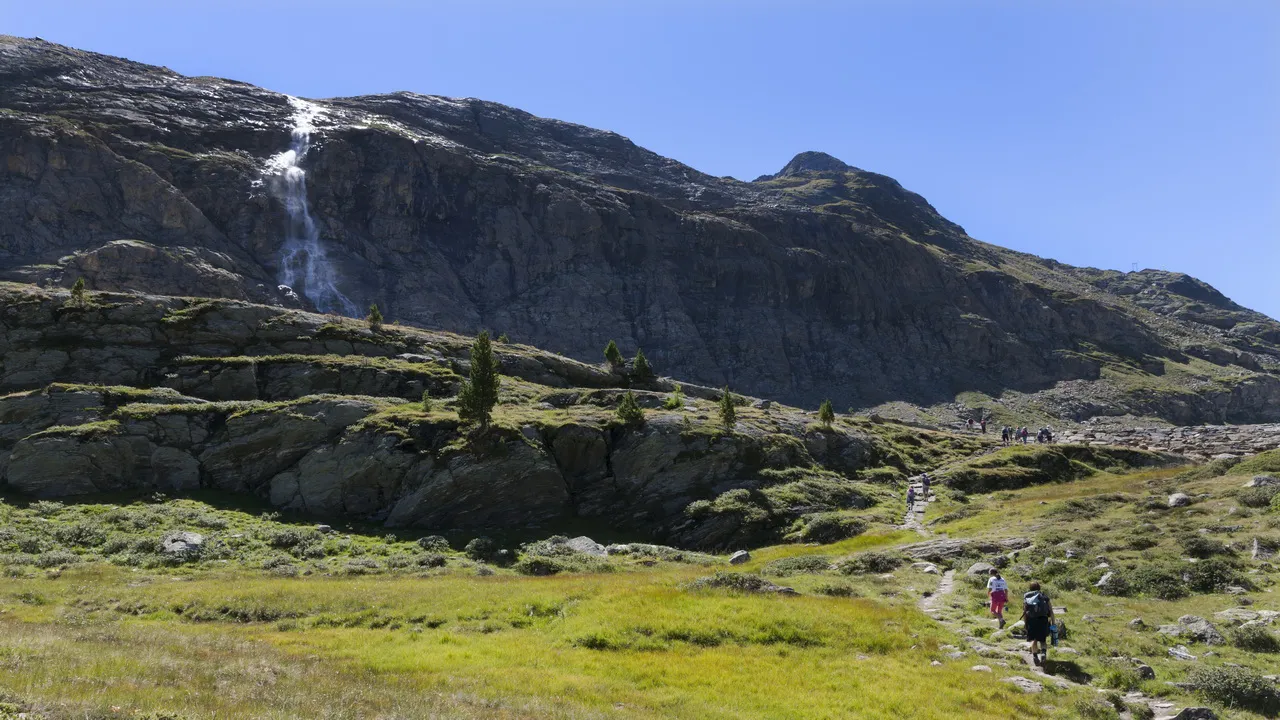 vandra i nationalparken Stelvio Stilfserjoch
