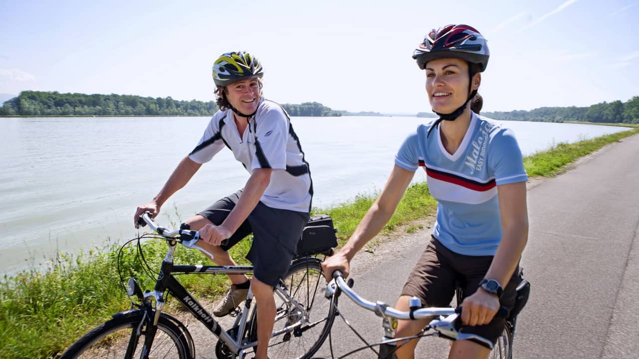 Cykla längs Donau Radweg till Wien