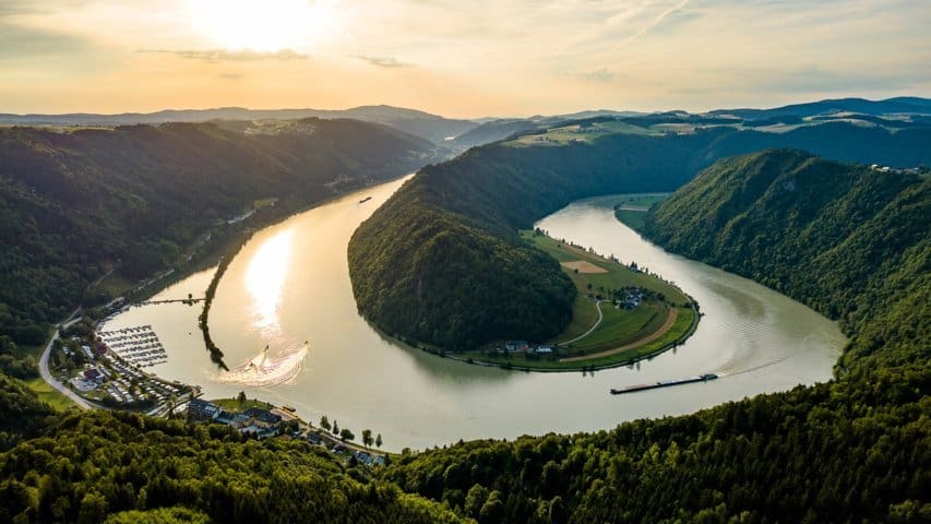 Donauschlinge vid Schlögen