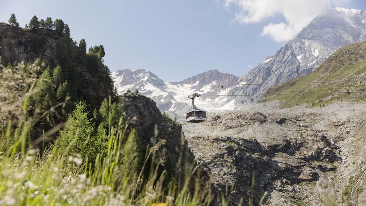 Kabinbana sommar Sulden Solda Hotel Paradies