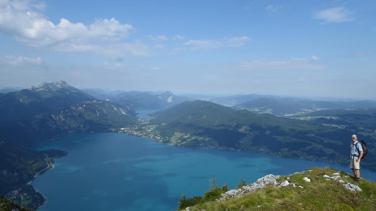 Salzkammergut Attersee med Schafberg © Austria Travel - Rusner