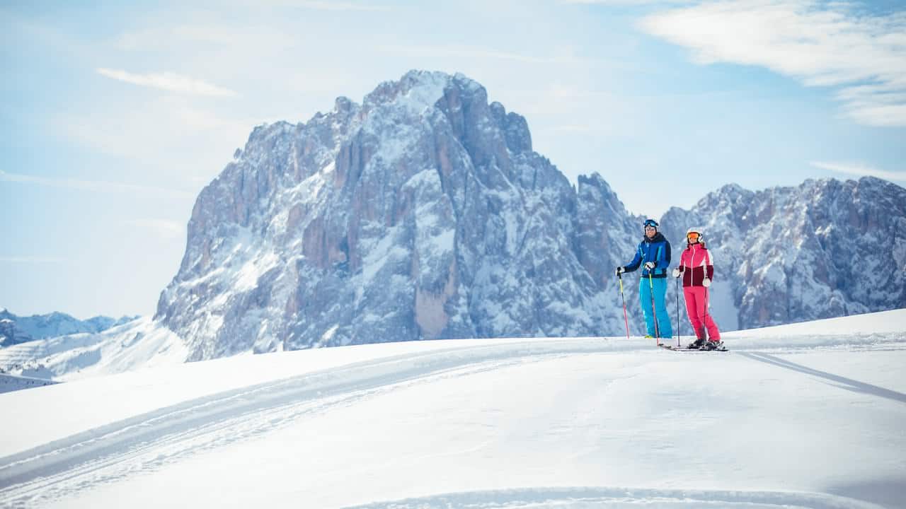 skidåkning Ortisei/St Ulrich Val Gardena