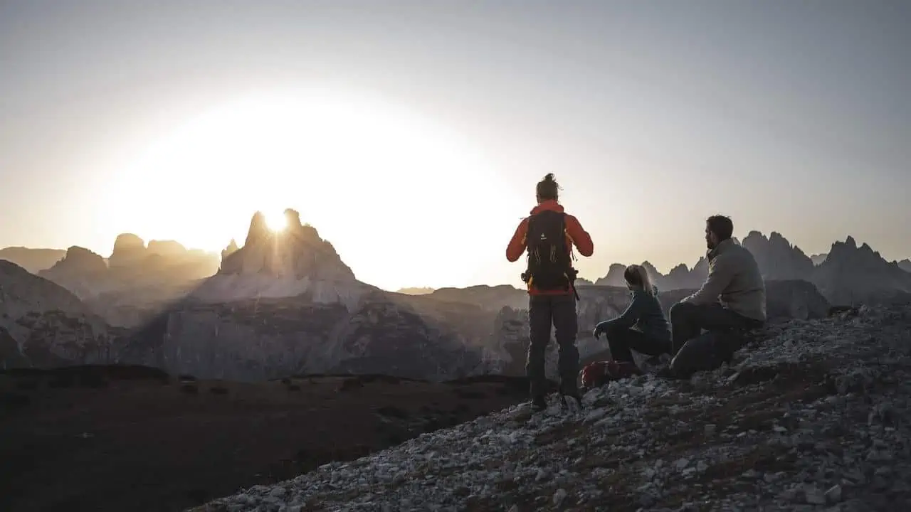 Vandra på Alpfront Trail i Dolomiterna 3 Zinnen