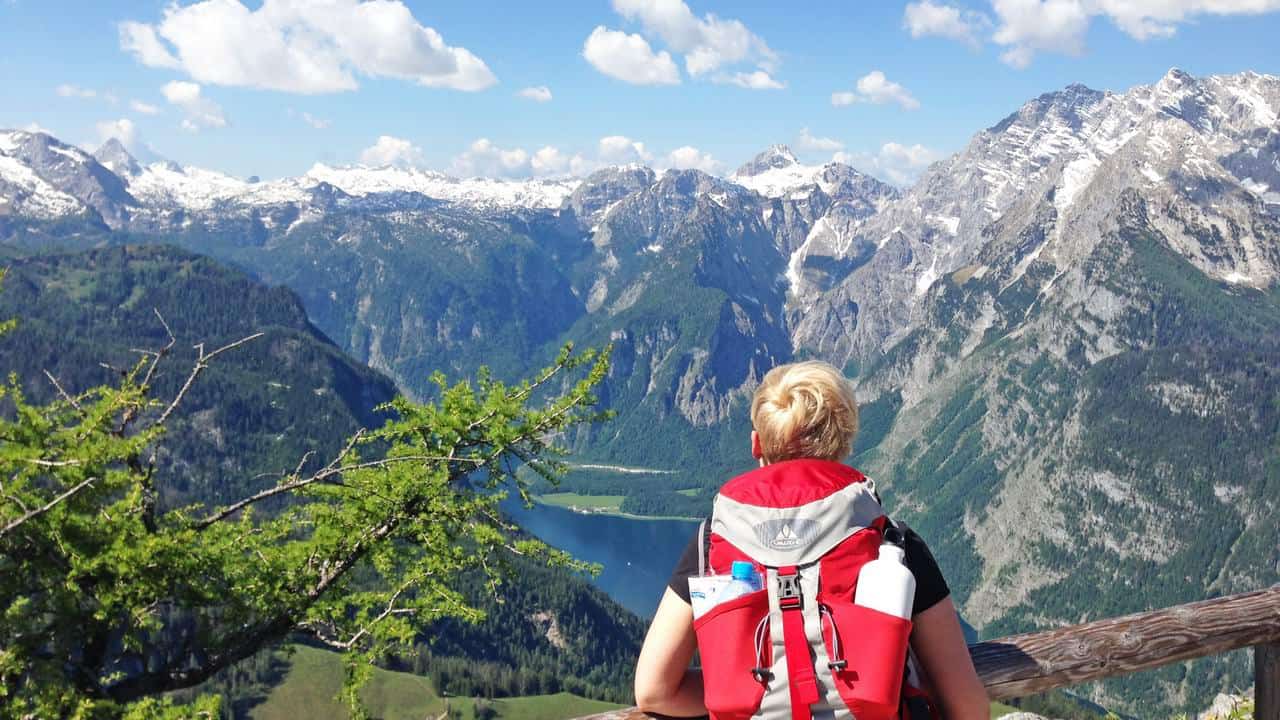 Utsikt över Königssee från Kehlsteinhaus