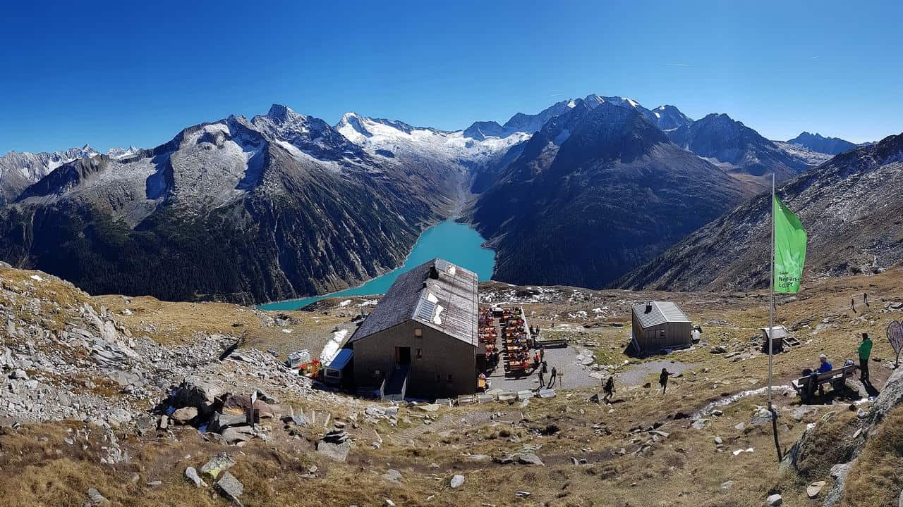 Vandra i Zillertal på Berliner Höhenweg