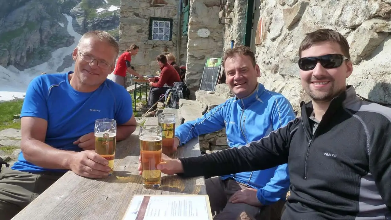 Öl vandring zillertal Berliner Höhenweg Friesenberghaus