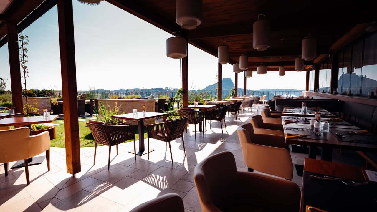 Terrassen på Genusshotel Riegersburg