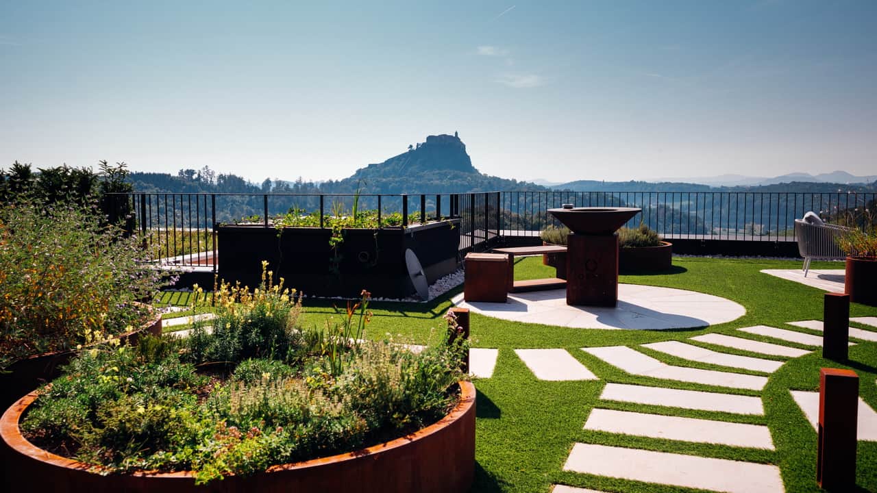 Genusshotel Riegersburg med terass