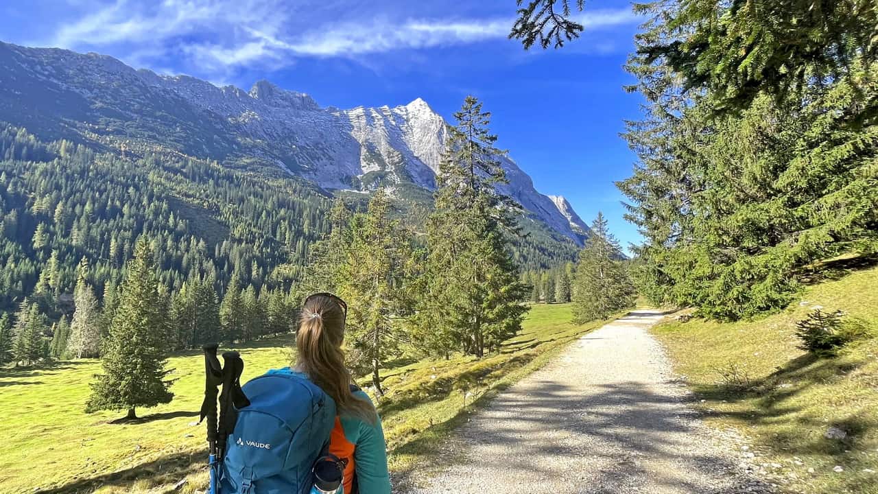 Vandring runt Zugspitze från Leutasch till Ehrwald