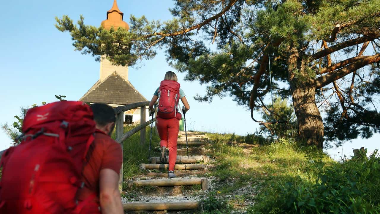 På Wiener Wallfahrerweg vid St. Aegyd am Neuwald