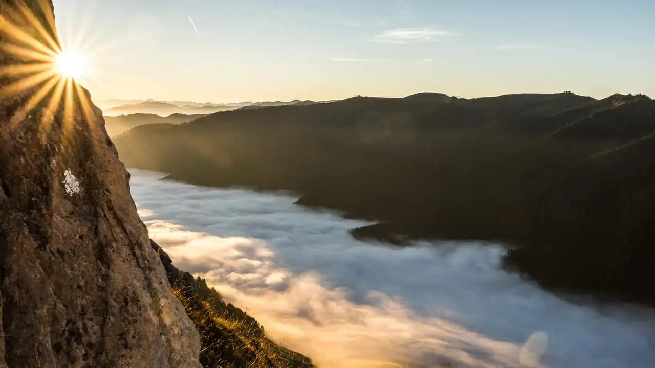 Vandra vid Zell am See, utsikt Saalfelden
