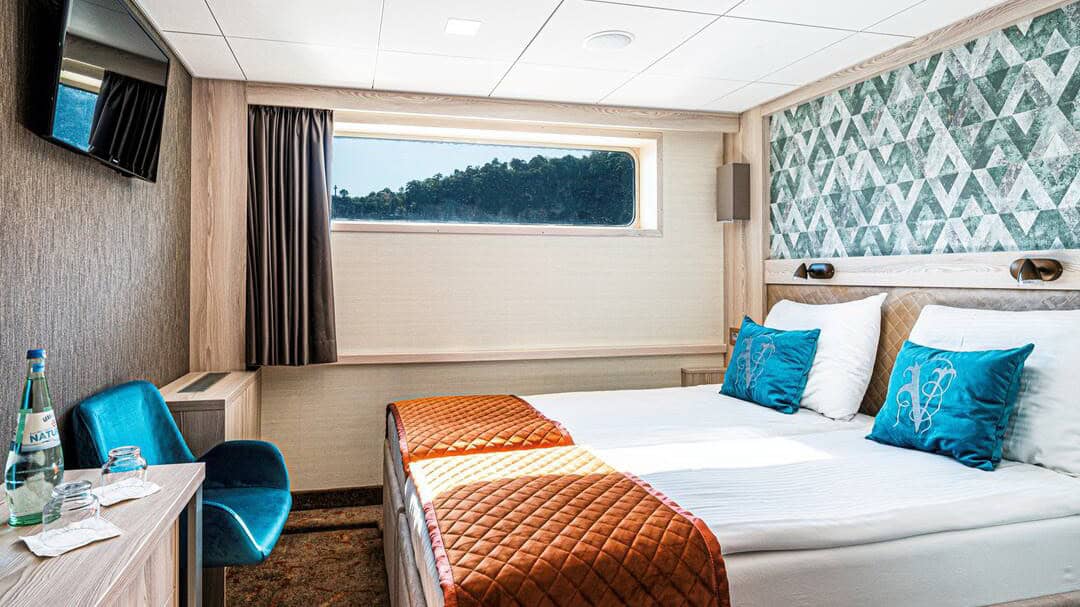 MV Vivienne - Standardhytt på main deck MV Vivienne - Standardhytt på main deck