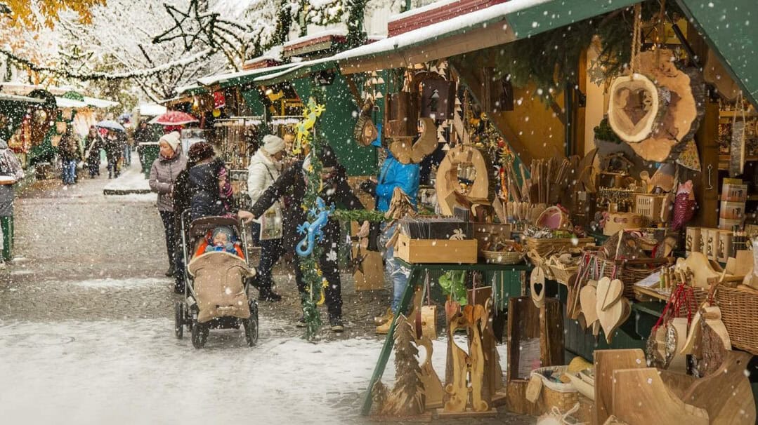 Julmarknader i Salzburg Mirabellplatz